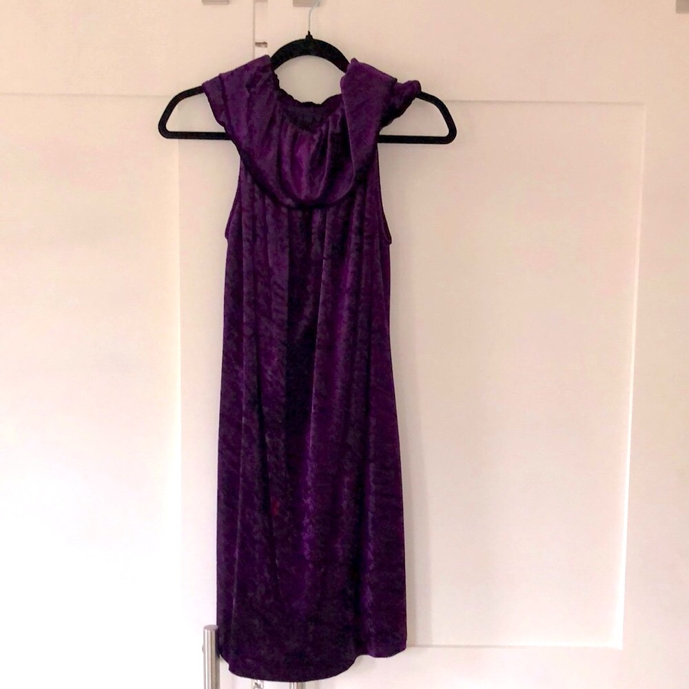Velvet cocktail dress